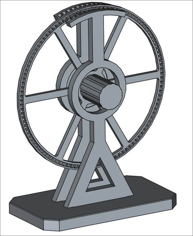 56 spokes (112 magnets)