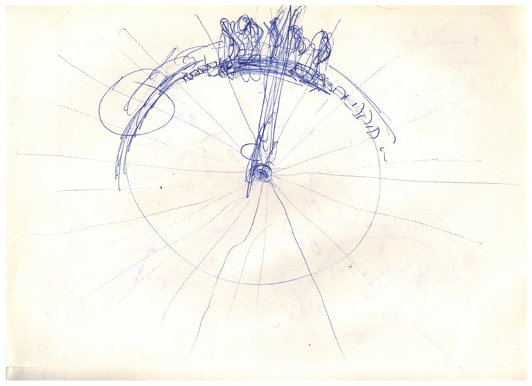 Wheel showing how the setup could be mounted.