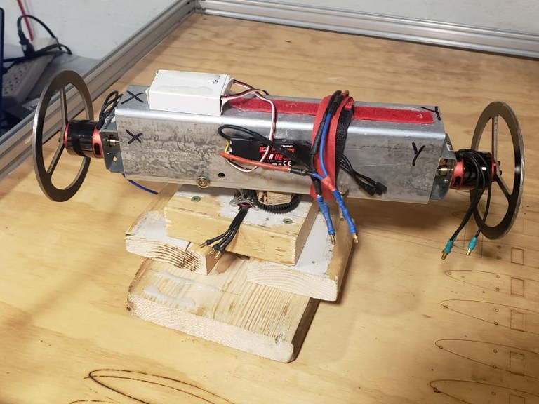 ESP32 driven flywheels